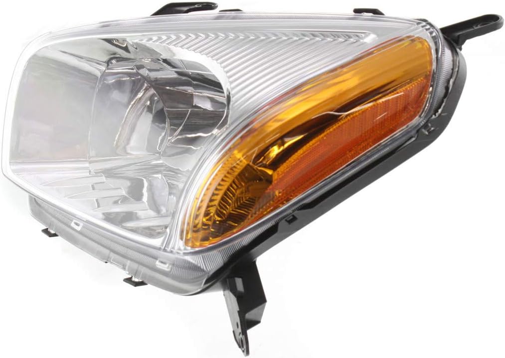 2001 2002 TOYOTA RAV4 Head Light Assembly Driver Side Chrome w/Bulbs T15784