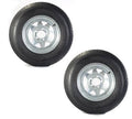 2-pk Trailer Tire on Rim St175/80d13 Load C 5 Lug Galvanized Spoke W3908