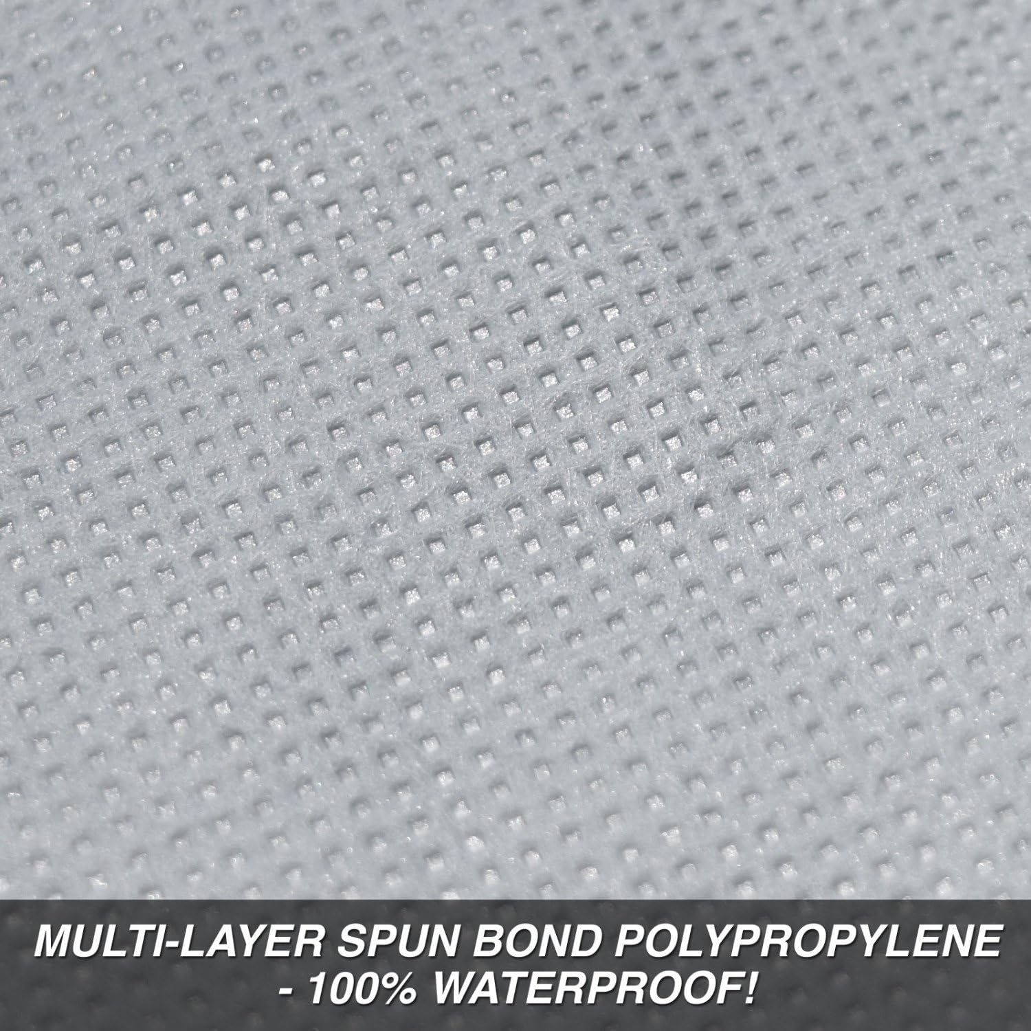 Gray Water-Resistant Car Cover K739