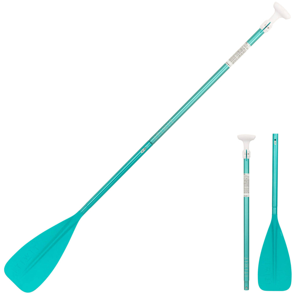 3-Part Collapsible Adjustable Stand-Up Paddle, Caribbean Blue O284637
