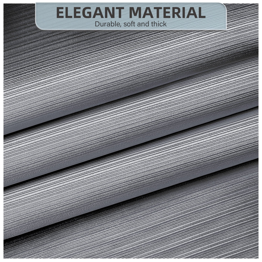 90% Blackout Curtains Set of 2 Panels, Light Gray, 52 x 84 inch I103269