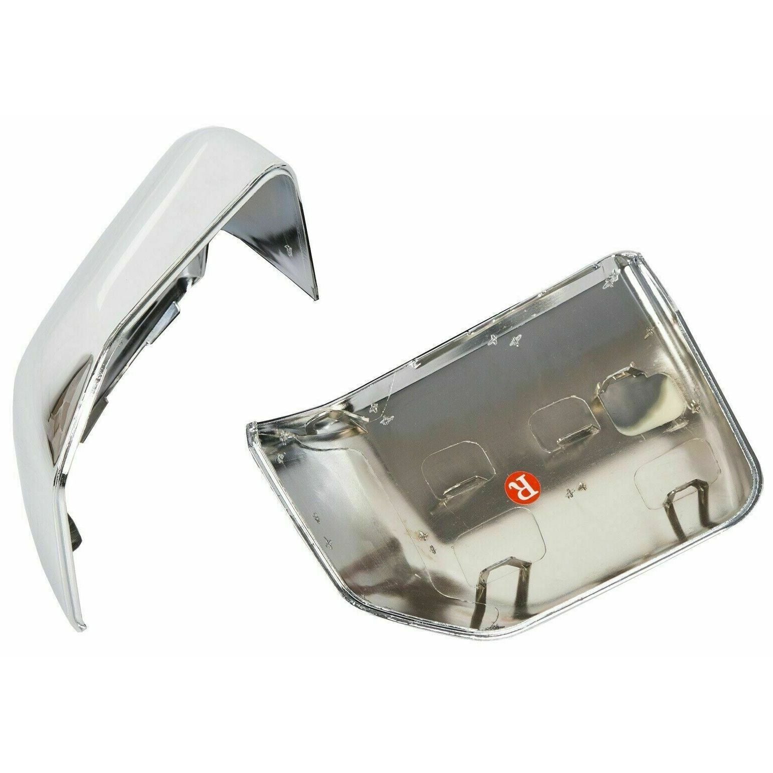 Chrome Pair Top Mirror Covers Caps F913