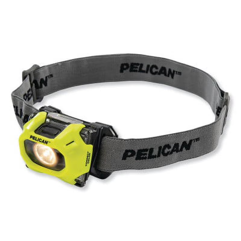 Yellow LED Headlight, 3-AAA Alkaline, 72 Lumens J466937