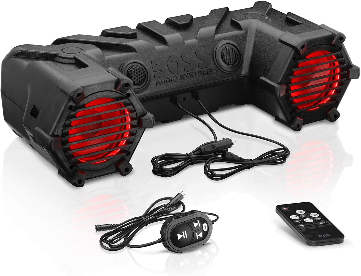 Weatherproof Sound System with 6.5 Inch Speakers and Bluetooth I66970