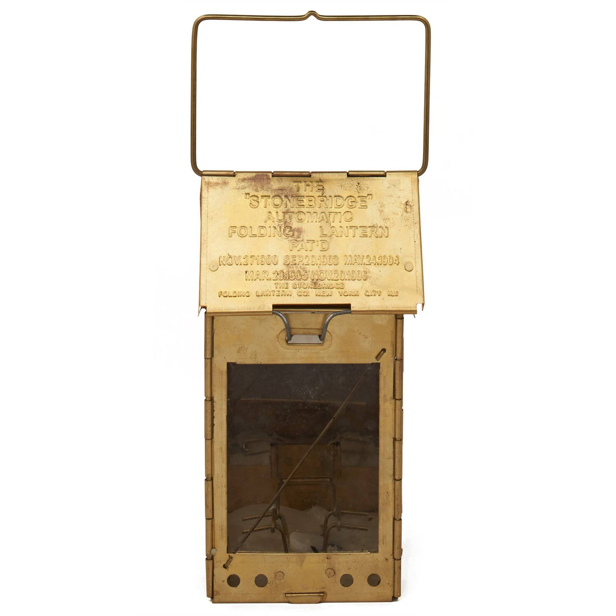 Brass Candle Lantern D97412