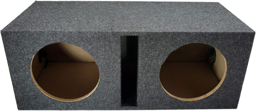 Dual 10" Vented Subwoofer Sub Box Ported Enclosure 5/8" MDF R1014