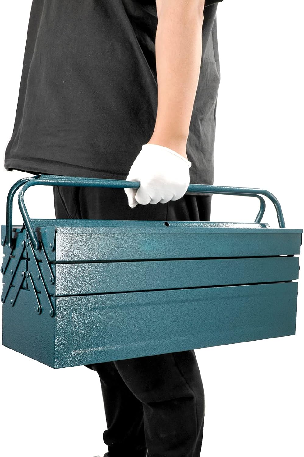 17 Inch Metal Cantilever Tool Box H86434