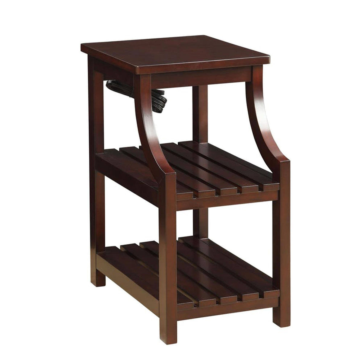 Espresso Side Table with USB A4413