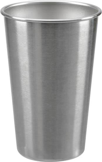 16 oz Stainless Steel Pint in Black/Blue/Silver C30994