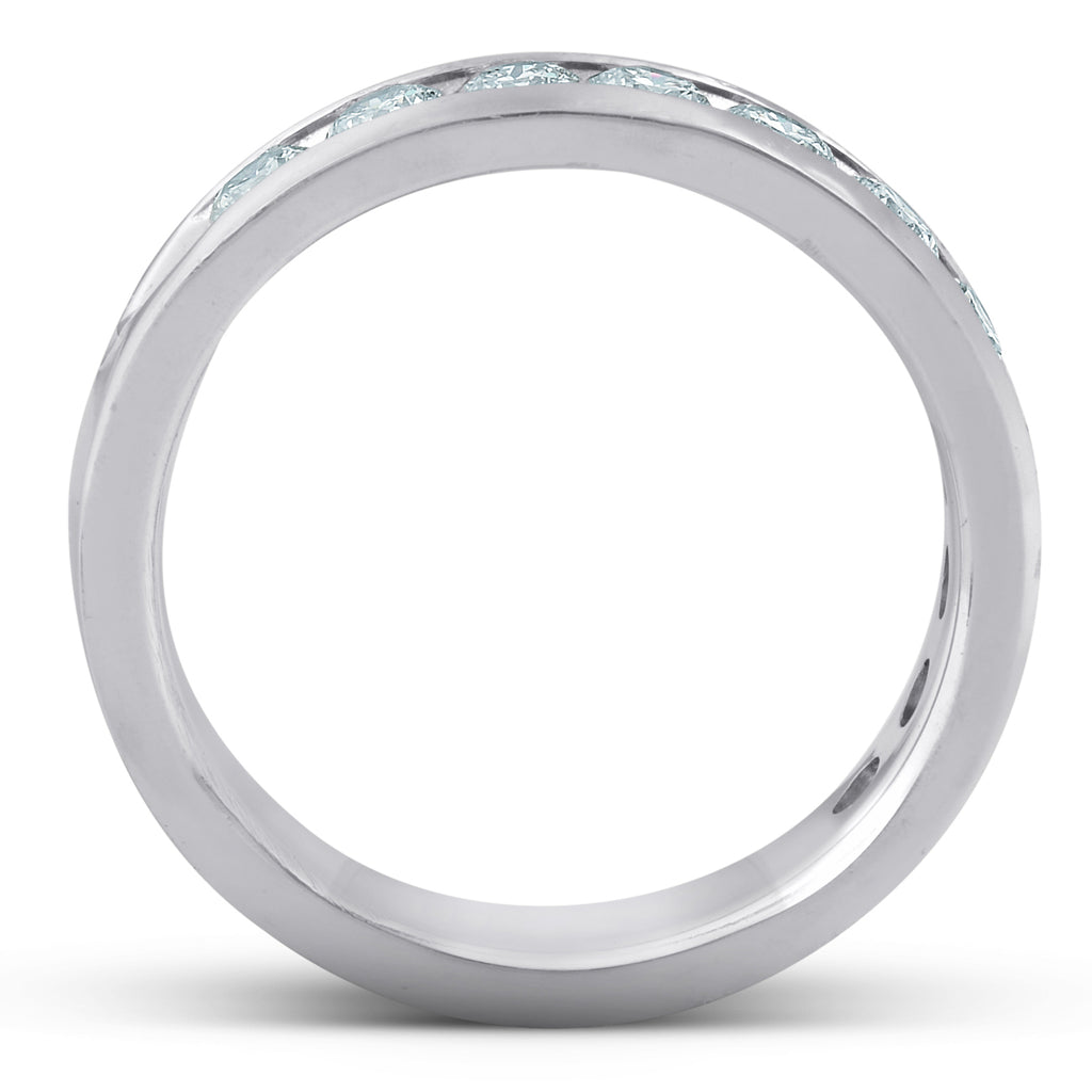 Platinum 1ct Channel Set Diamond Wedding Ring C402623