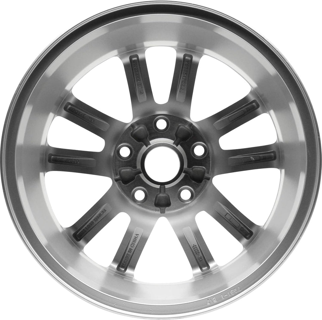Aluminum Alloy Wheel Rim 17 Inch 10 Spokes A2081
