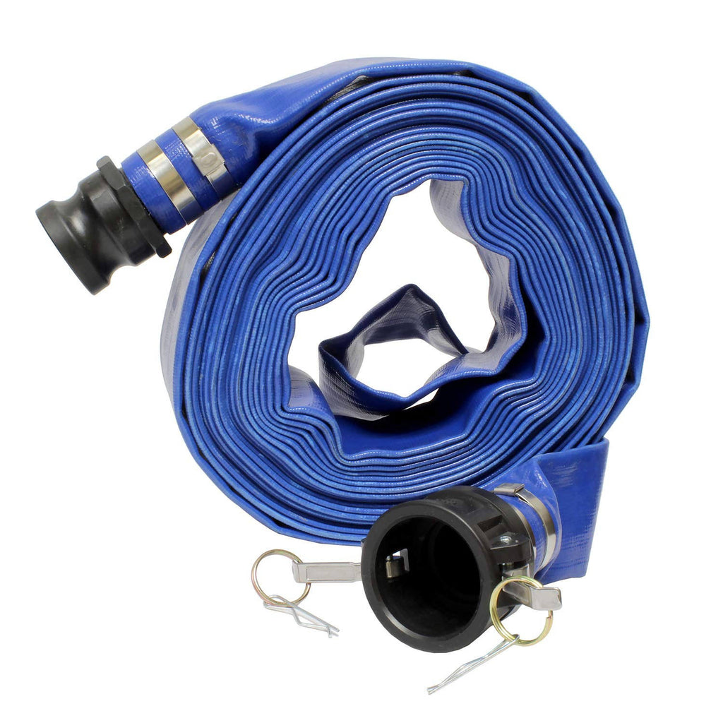 Lay Flat Hose 2in x 50ft PVC Heavy Duty D36257