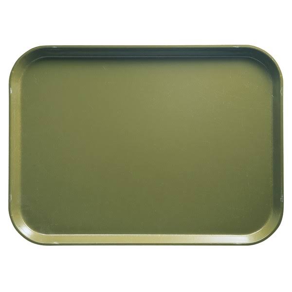 Rectangular Serving Trays, 14 x 18, Olive, Pack of Z98604