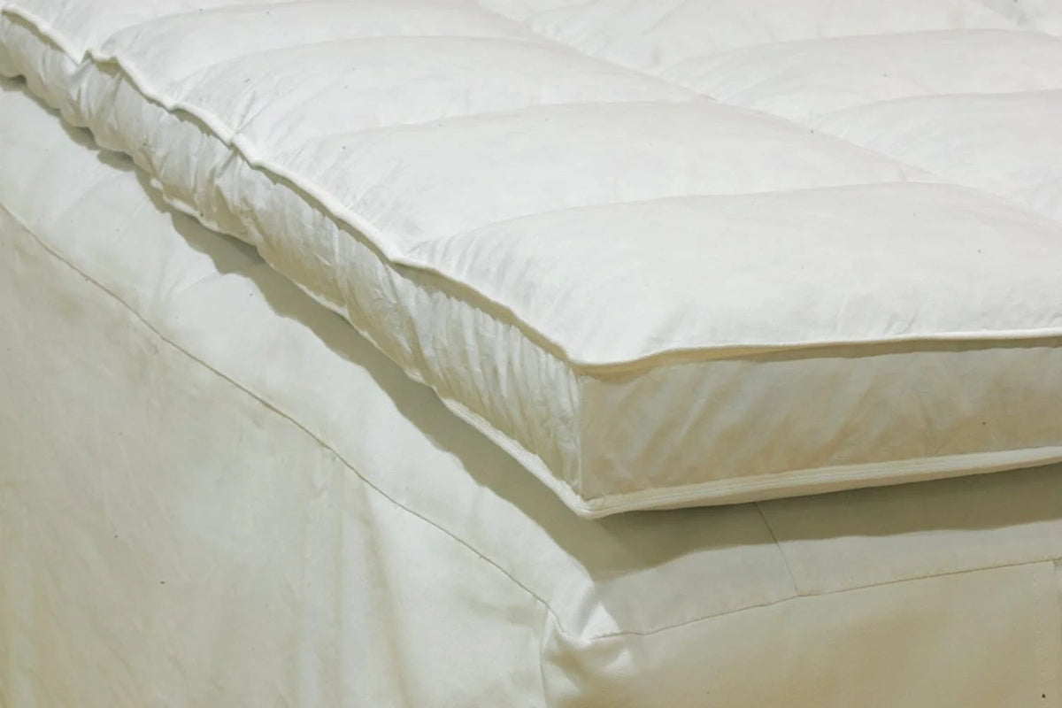 White Down & Feather Mattress Topper, Full, 54 x 75 in. G834944