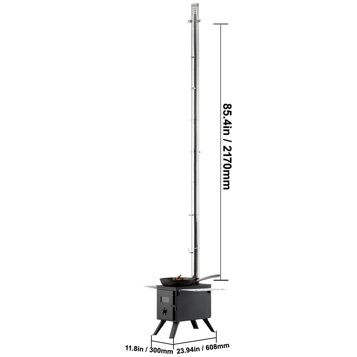 Portable Wood Stove for Camping with Pipes R74707