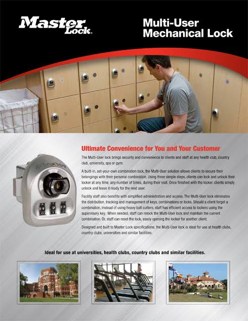 Multi-User Mechanical Built-in Lock U691
