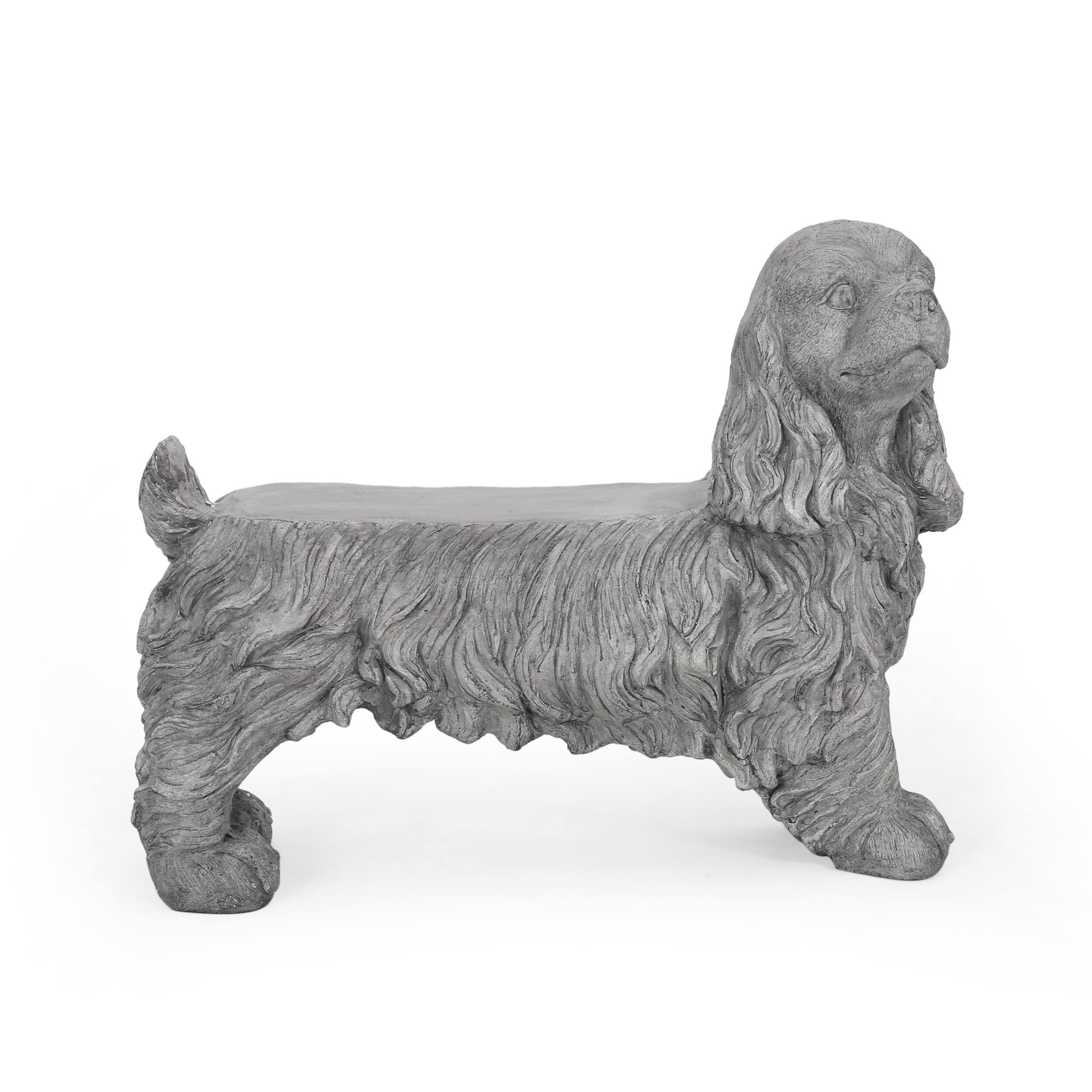Gray Dog Bench E159