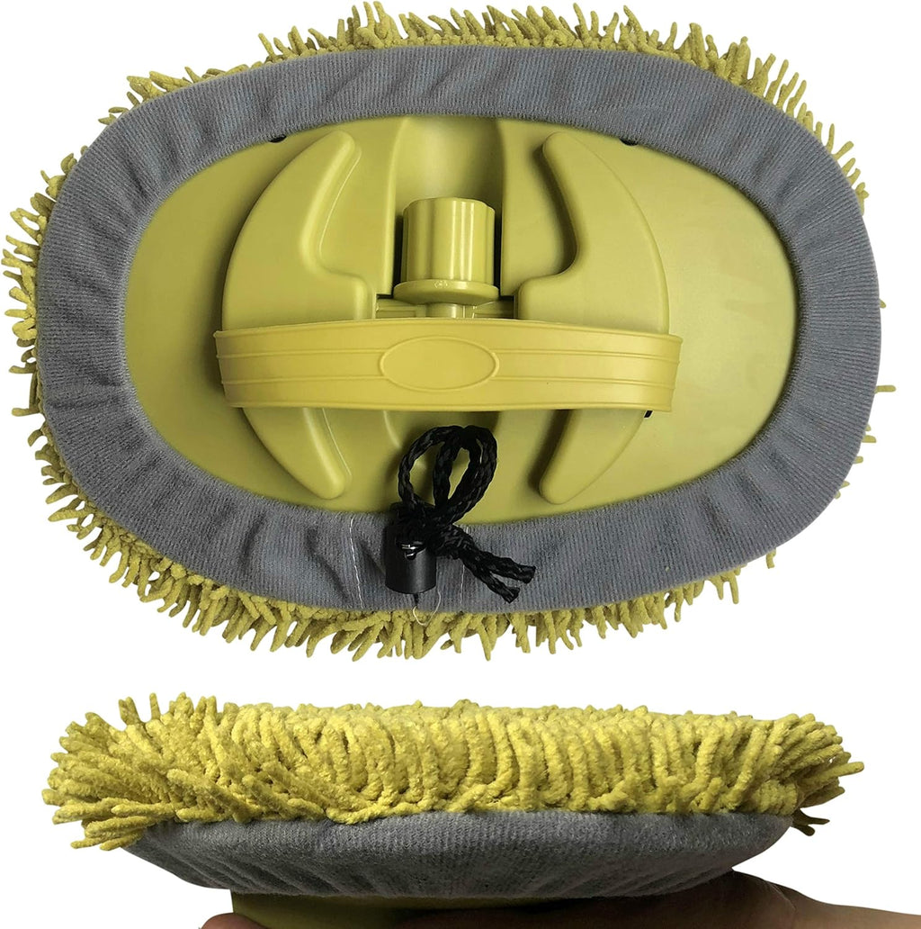Wall Duster with Telescoping Pole and Chenille Microfiber Cleaning Head I5112