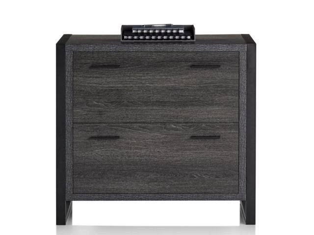 Charcoal 2-Drawer Lateral File Cabinet X802