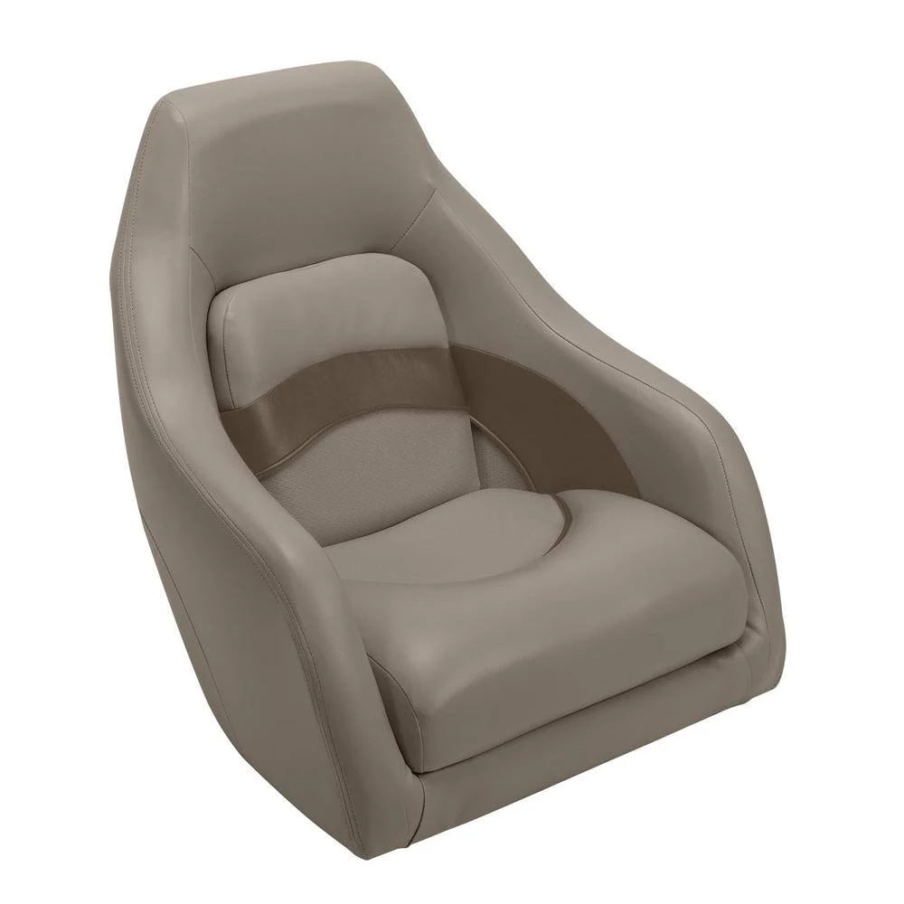 Pontoon Captain's Bucket Seat, Mocha Java/Mushroom/Cafe, 23.5 inch D x 22 inch W x 25.5 inch H S252078