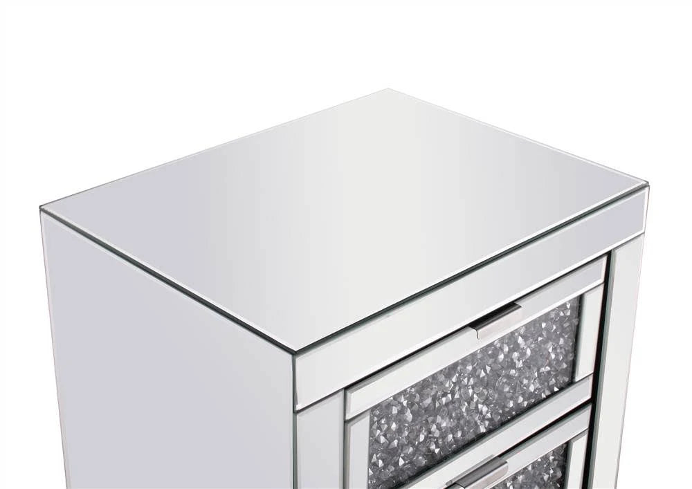 Silver Cut Crystal Bedside Table T18823
