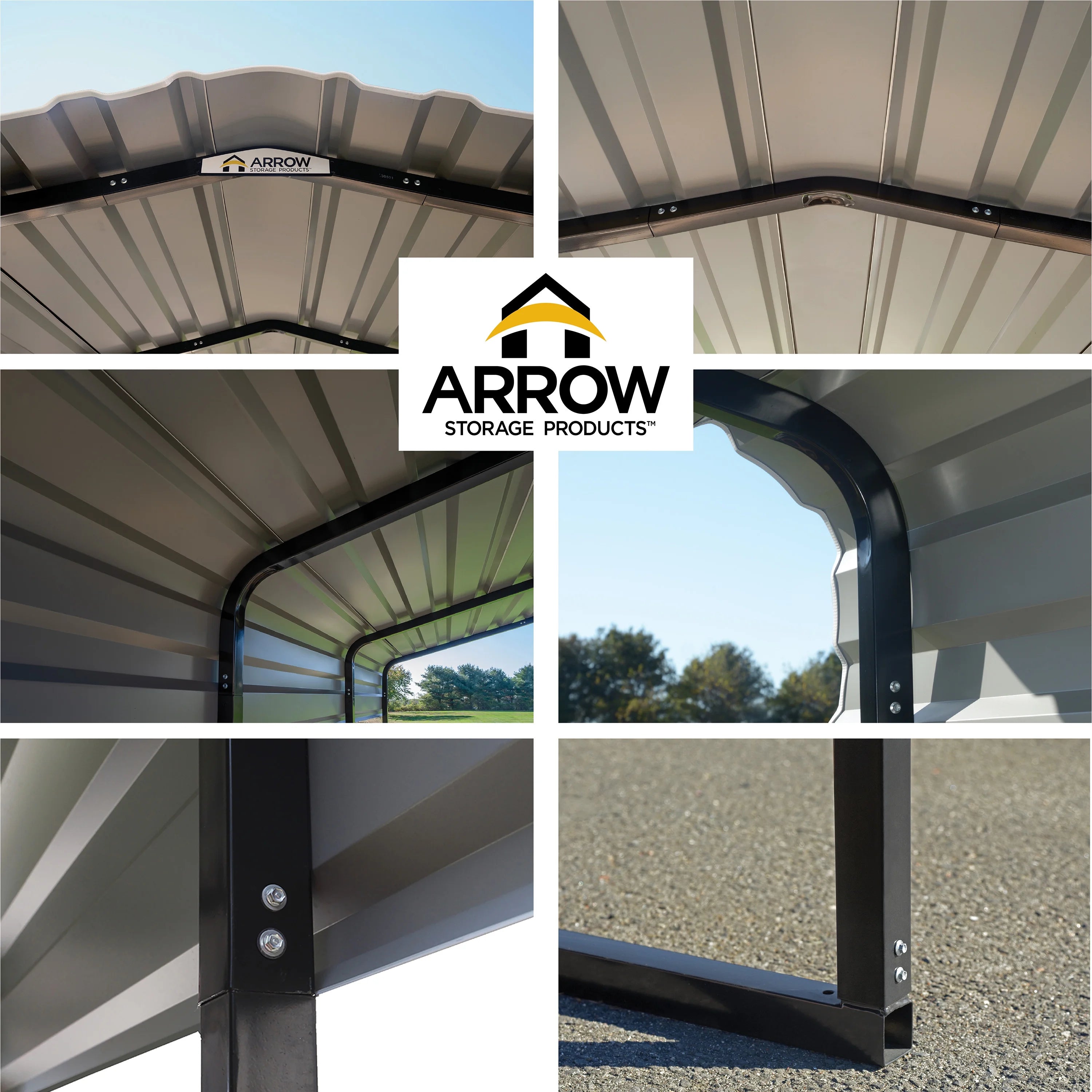 Charcoal Carport J10597