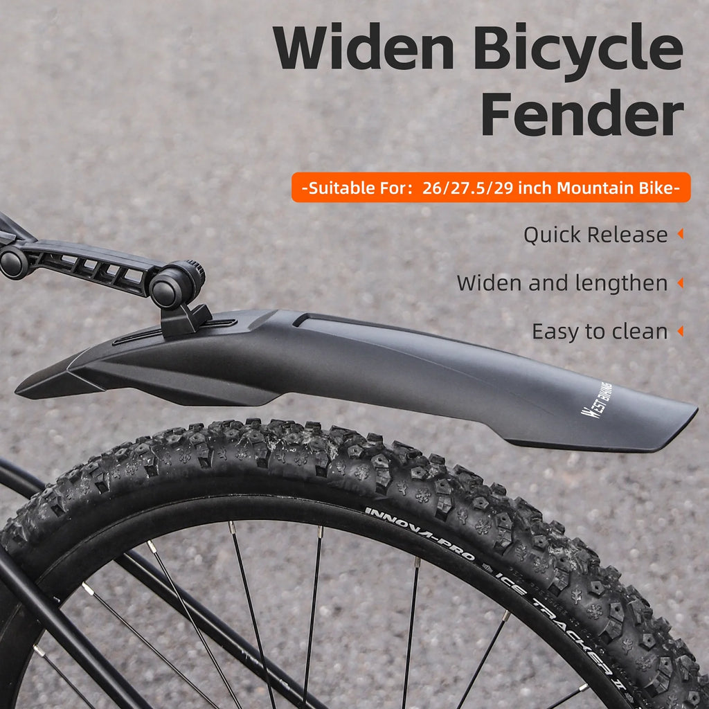 Adjustable Universal Bike Mudguards for 26-29in Bicycles, Front and Rear G919