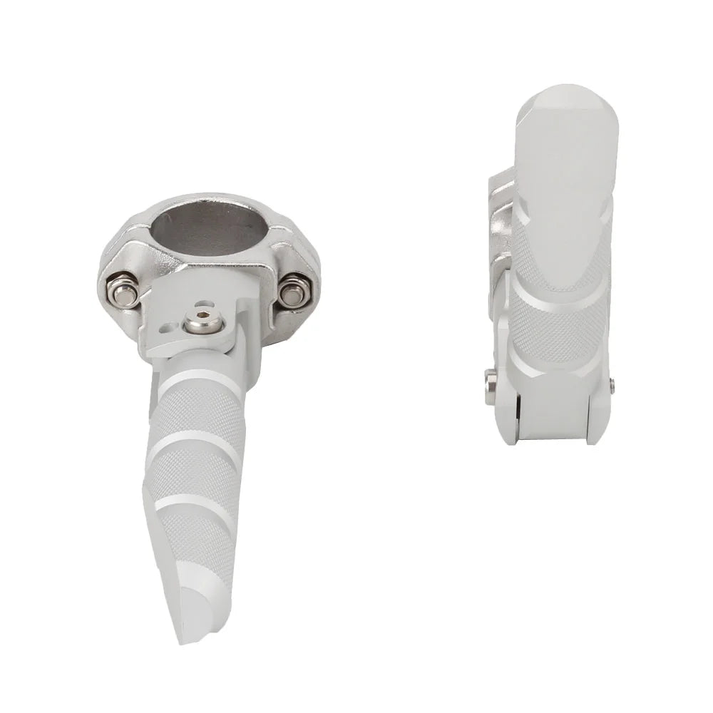 Universal Motorcycle 360 Rotatable Highway Crash Bar Foot Pegs Q580754