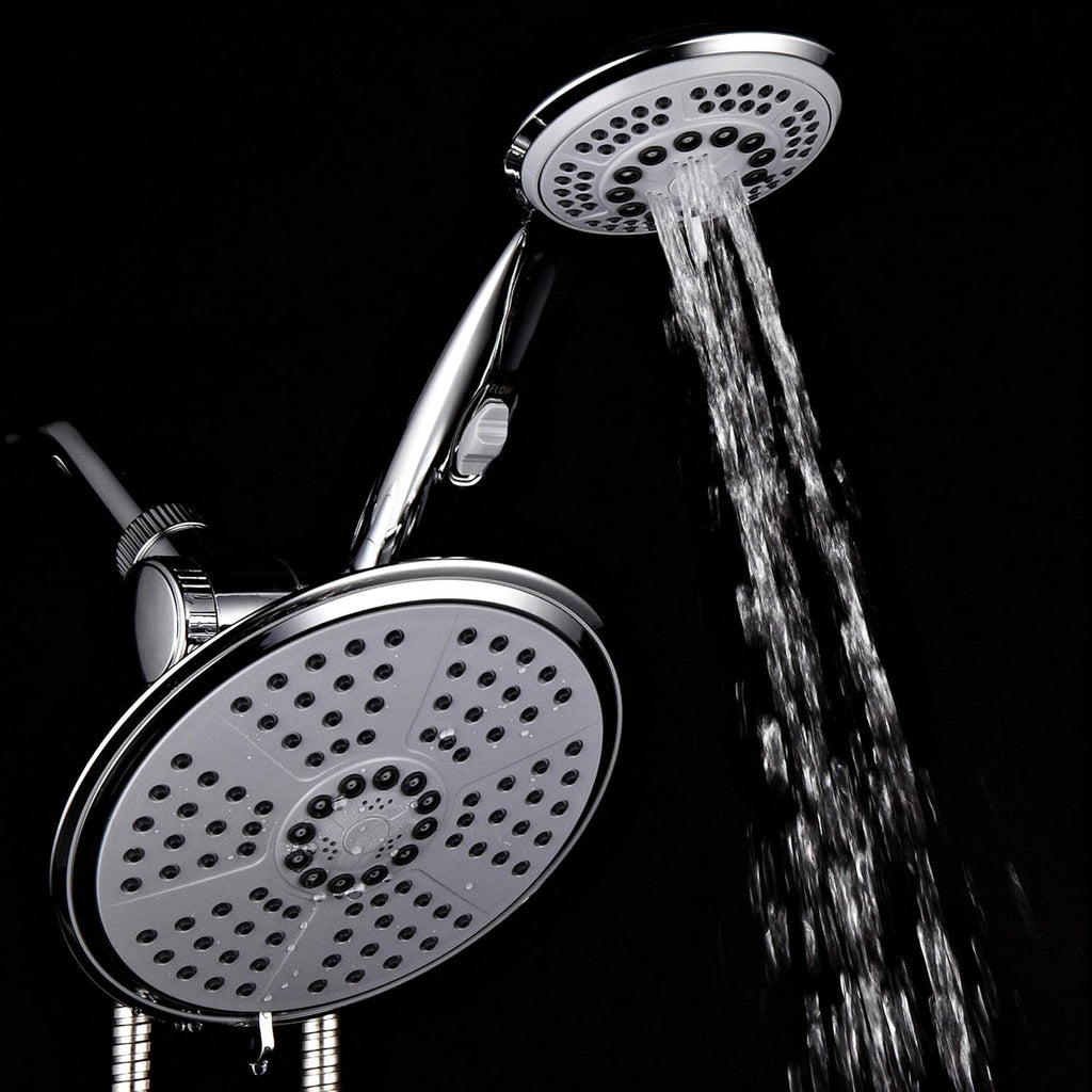 Chrome Finish Rainfall Combo Shower Head with Hand Shower W899930