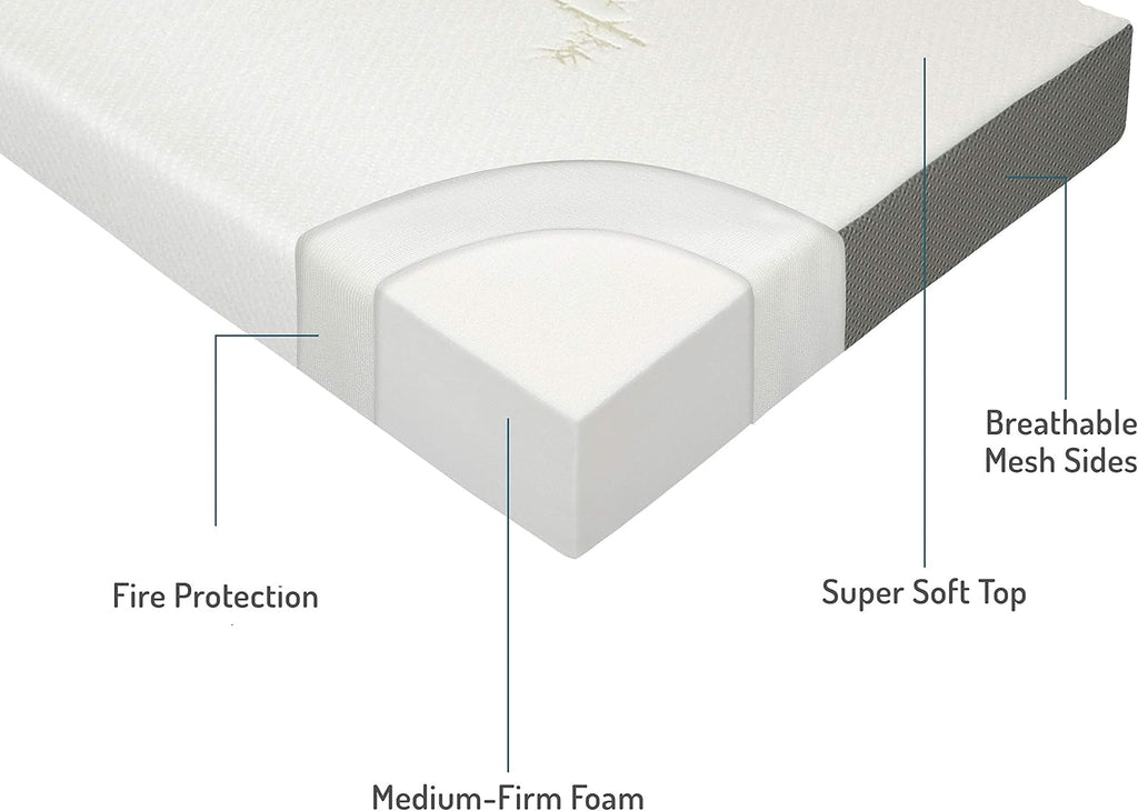 Twin Tri Folding Mattress with Washable Cover D11019