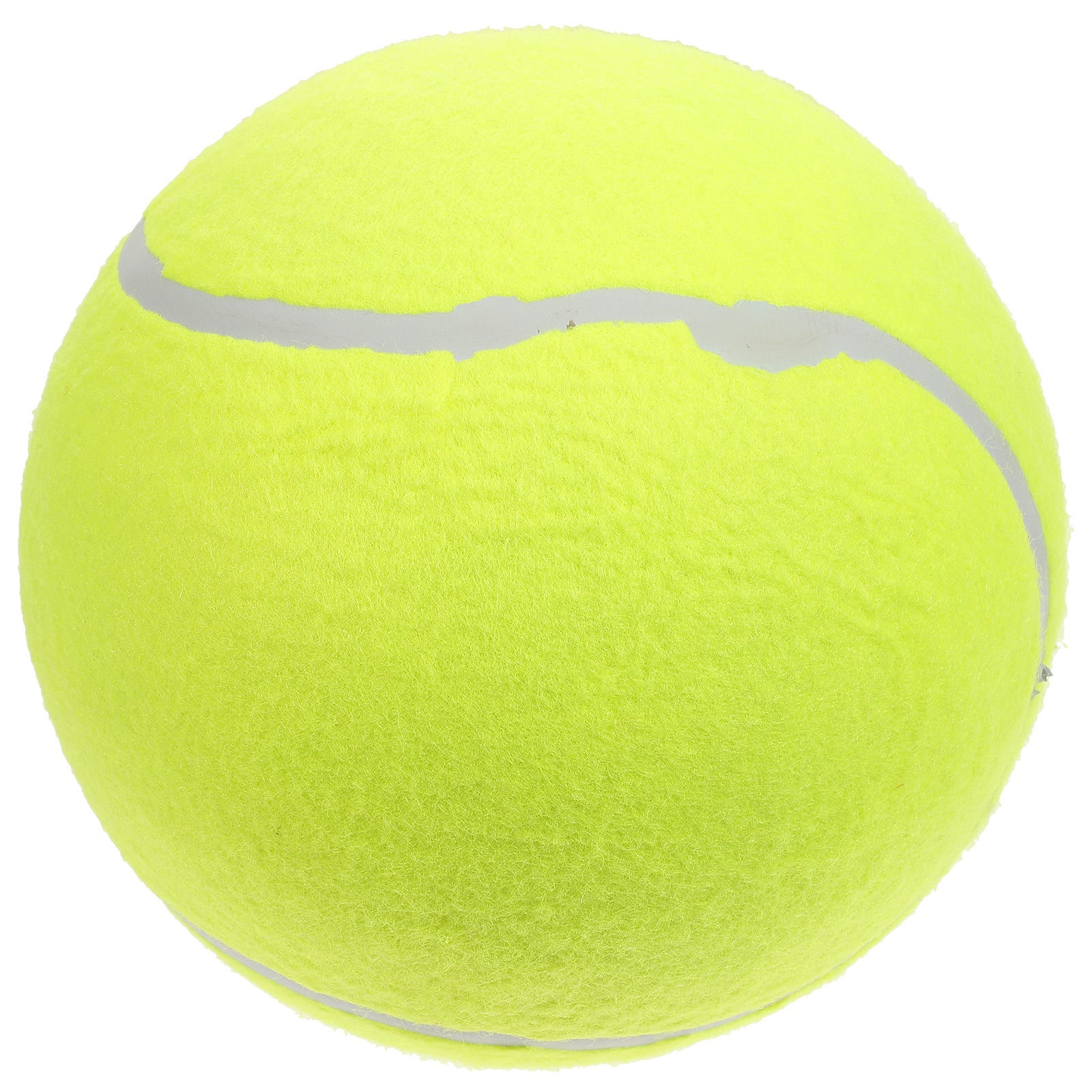 20cm Inflatable Flannel Tennis Ball Yellow Z655098