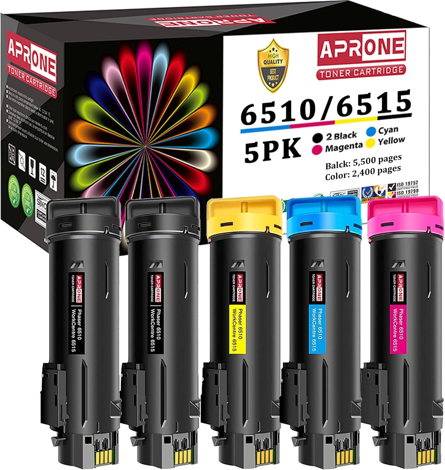 Toner Cartridge for Xerox Phaser 6510 WorkCentre 6515 Printers L5265