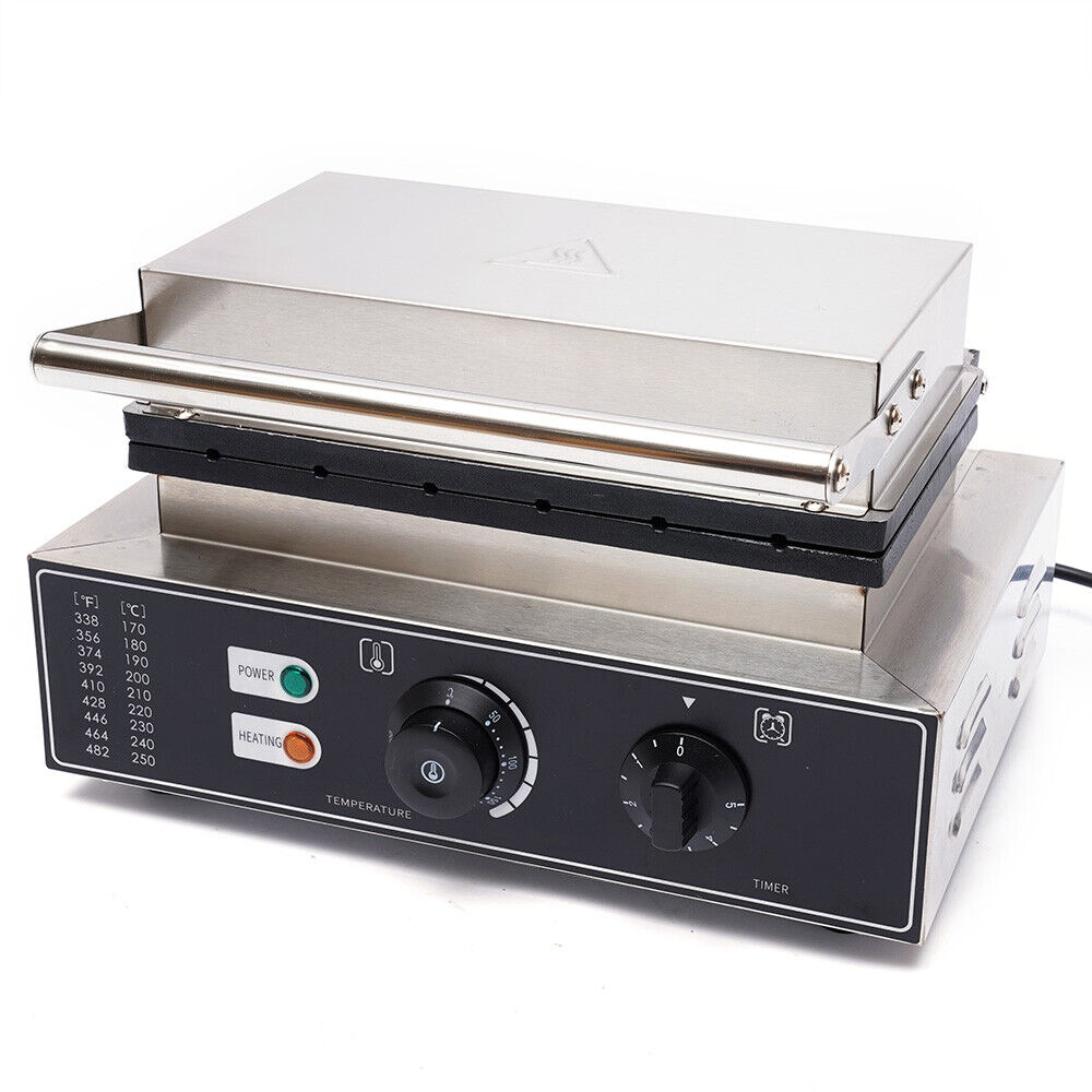6 Stick 1550W Nonstick Electric Waffle Maker Machine Q480