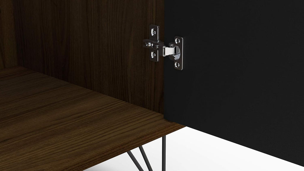 Dark Brown Black Sideboard Buffet Storage Cabinet G2604