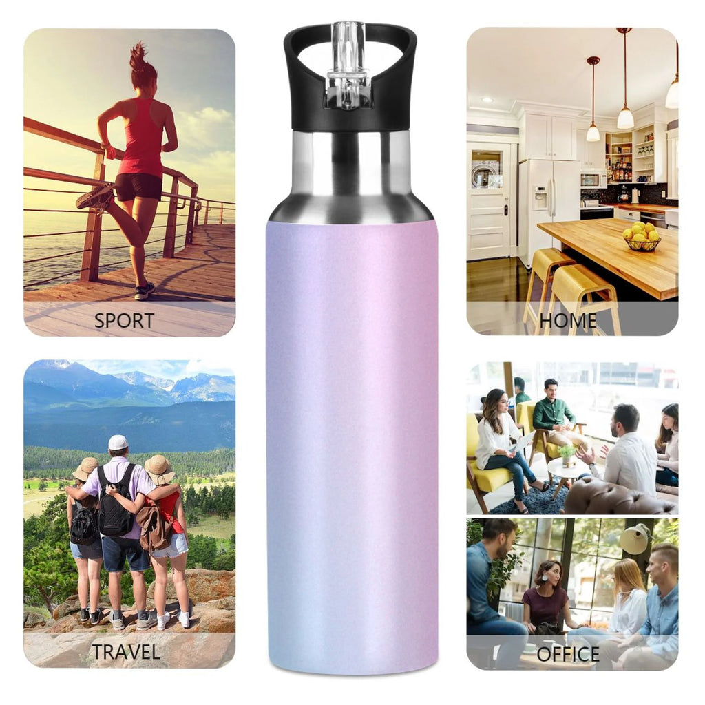 Stainless Steel Vacuum Insulated Water Bottle with Straw Lid 20 OZ V669