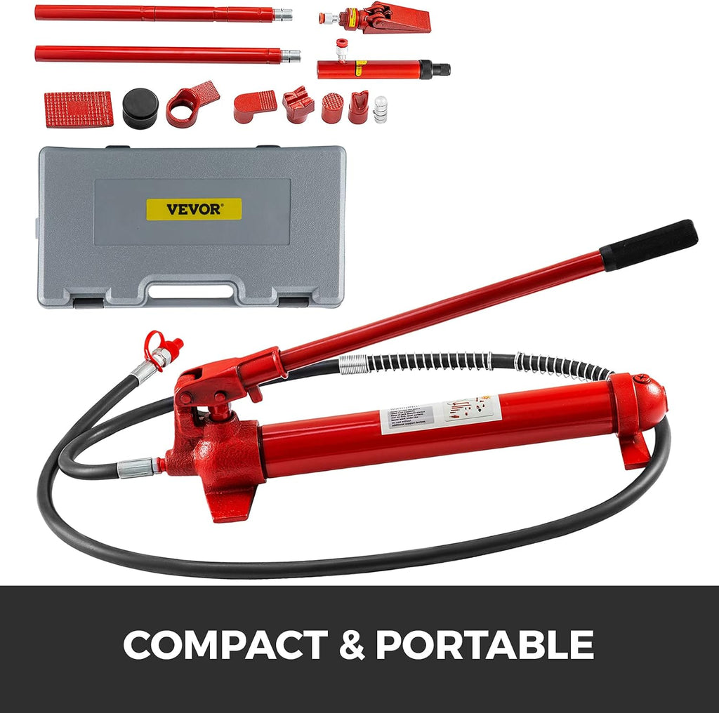 12 Ton Porta Power Kit Hydraulic Car Jack Ram 5.3 inch Lifting Height P232