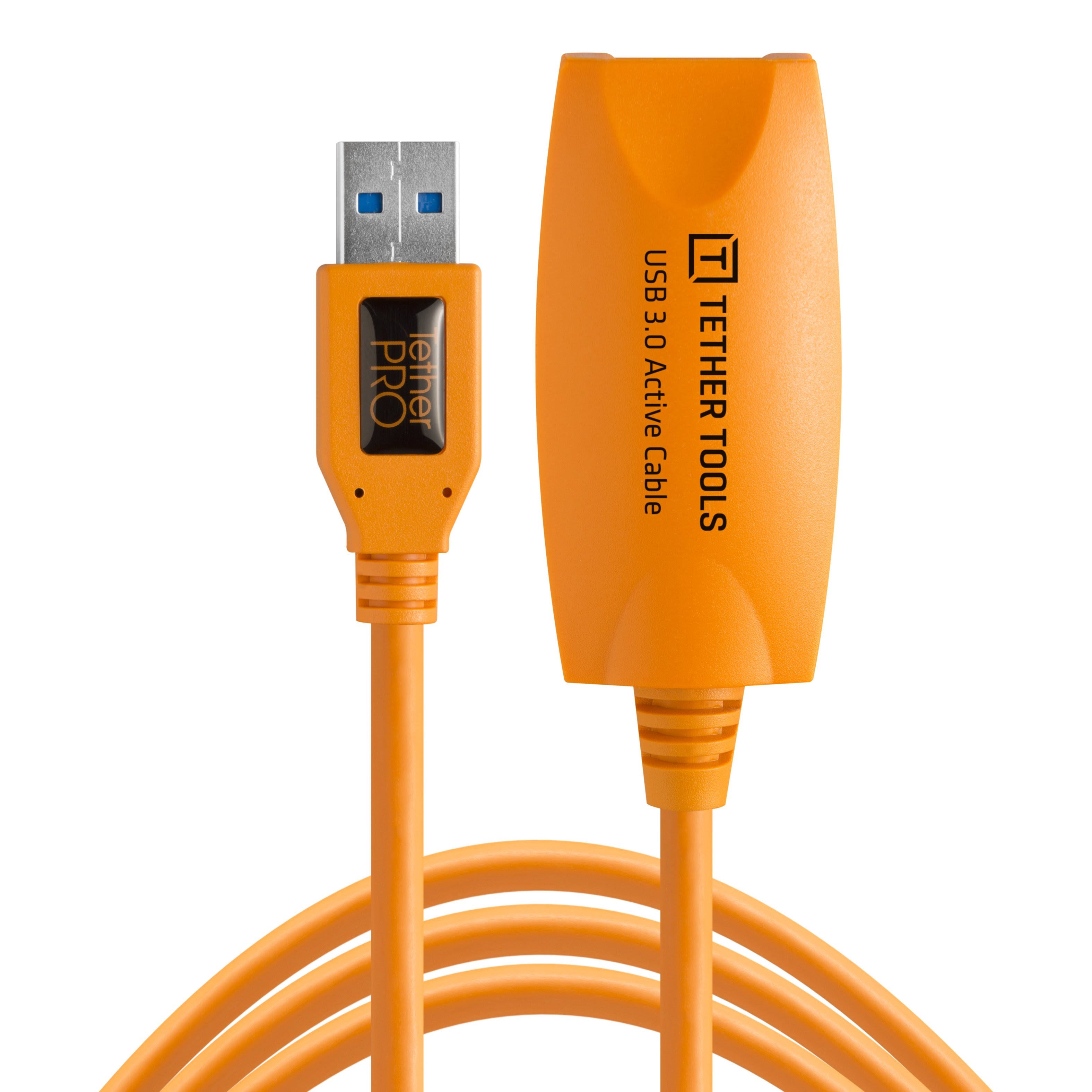 16' USB 3.0 Active Extension Cable (Hi-Visibility Orange) Q9866