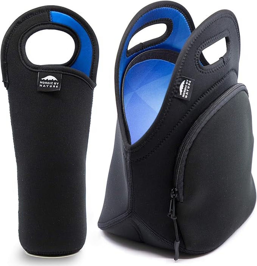 Neoprene Lunch Bag With Water Bottle Sleeve O5729