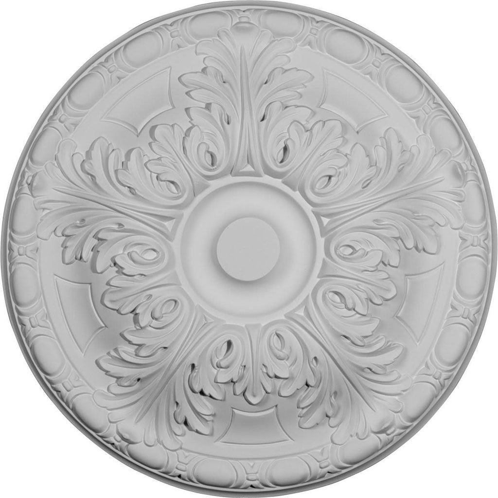 15 3/4x22OD x 5/8x22P Ceiling Medallion Hand-Painted Flash Gold M31535