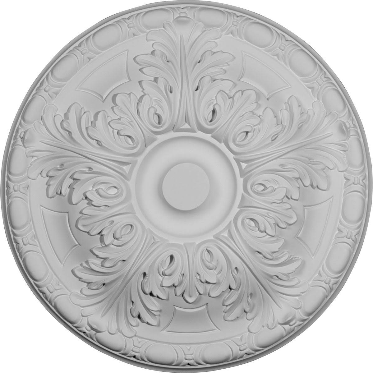 15 3/4x22OD x 5/8x22P Ceiling Medallion Hand-Painted Flash Gold M31535