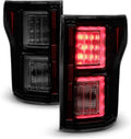 Black Smoked LED Tube Tail Lights for Ford F150 Pickup C578131