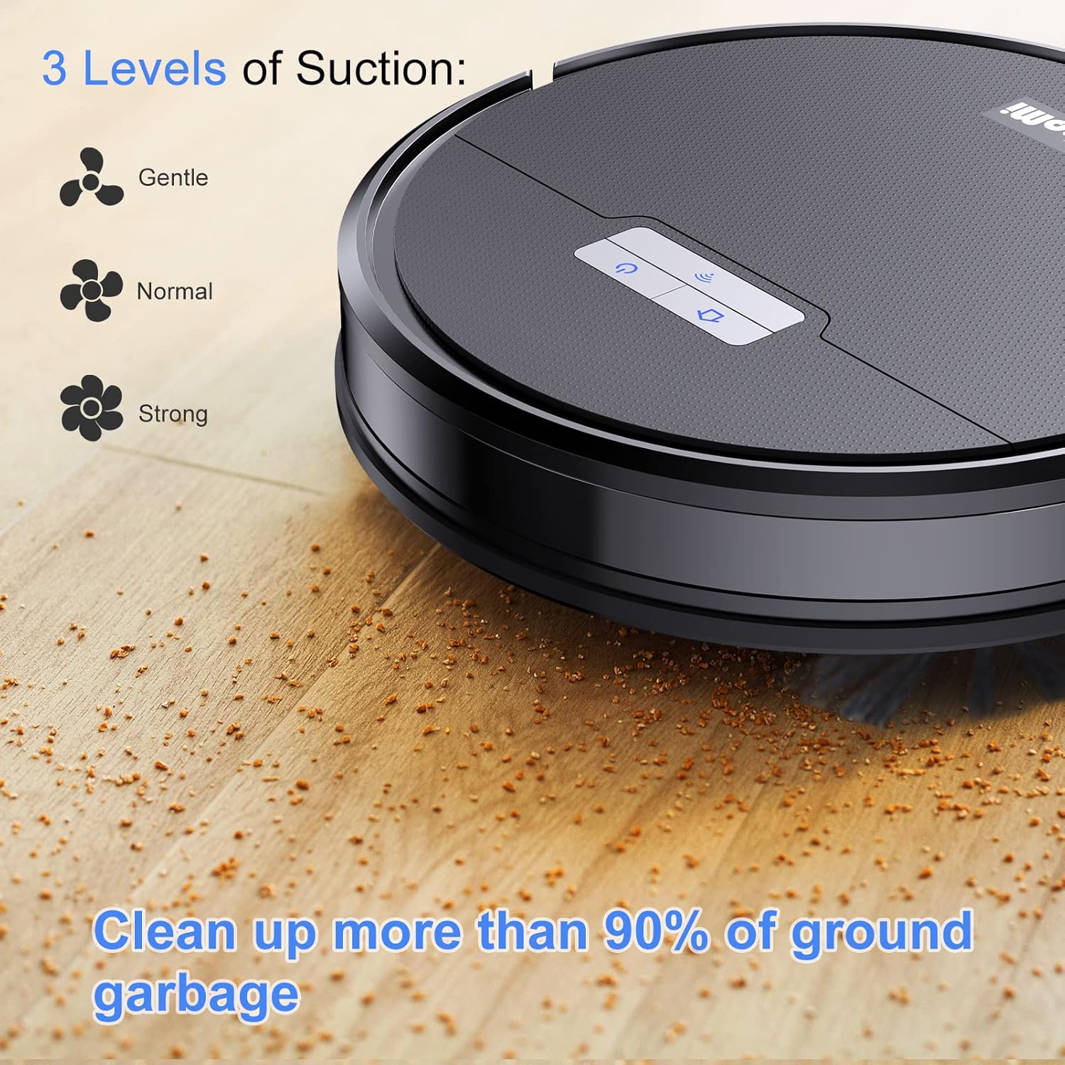 Robot Vacuum and Mop Cleaner with Remote Control D275768