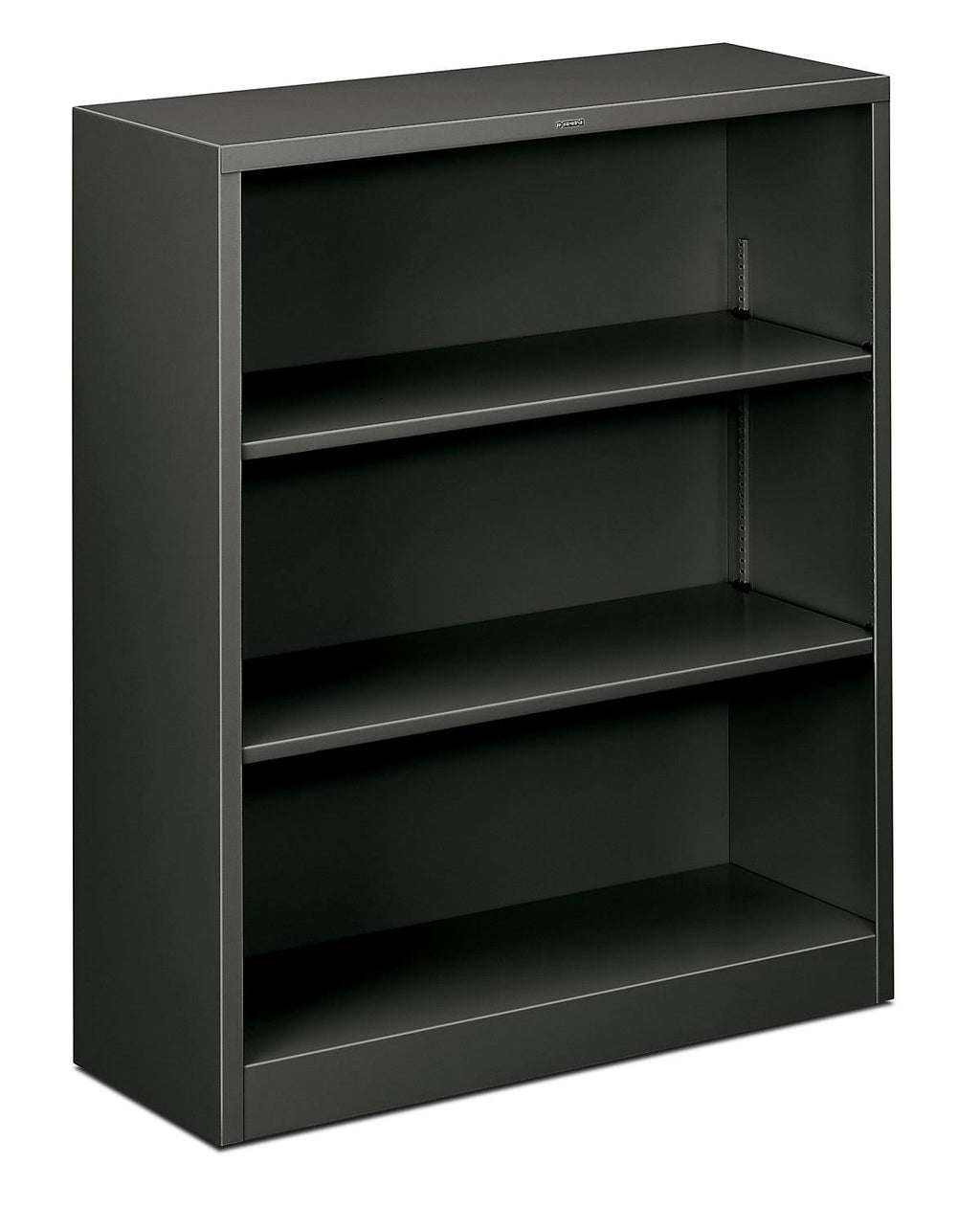 Charcoal Steel 3-Shelf Bookcase T106730