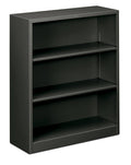 Charcoal Steel 3-Shelf Bookcase T106730