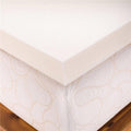 Twin XL 4 Inch Medium Firm Polyurethane Foam Mattress Topper S85106