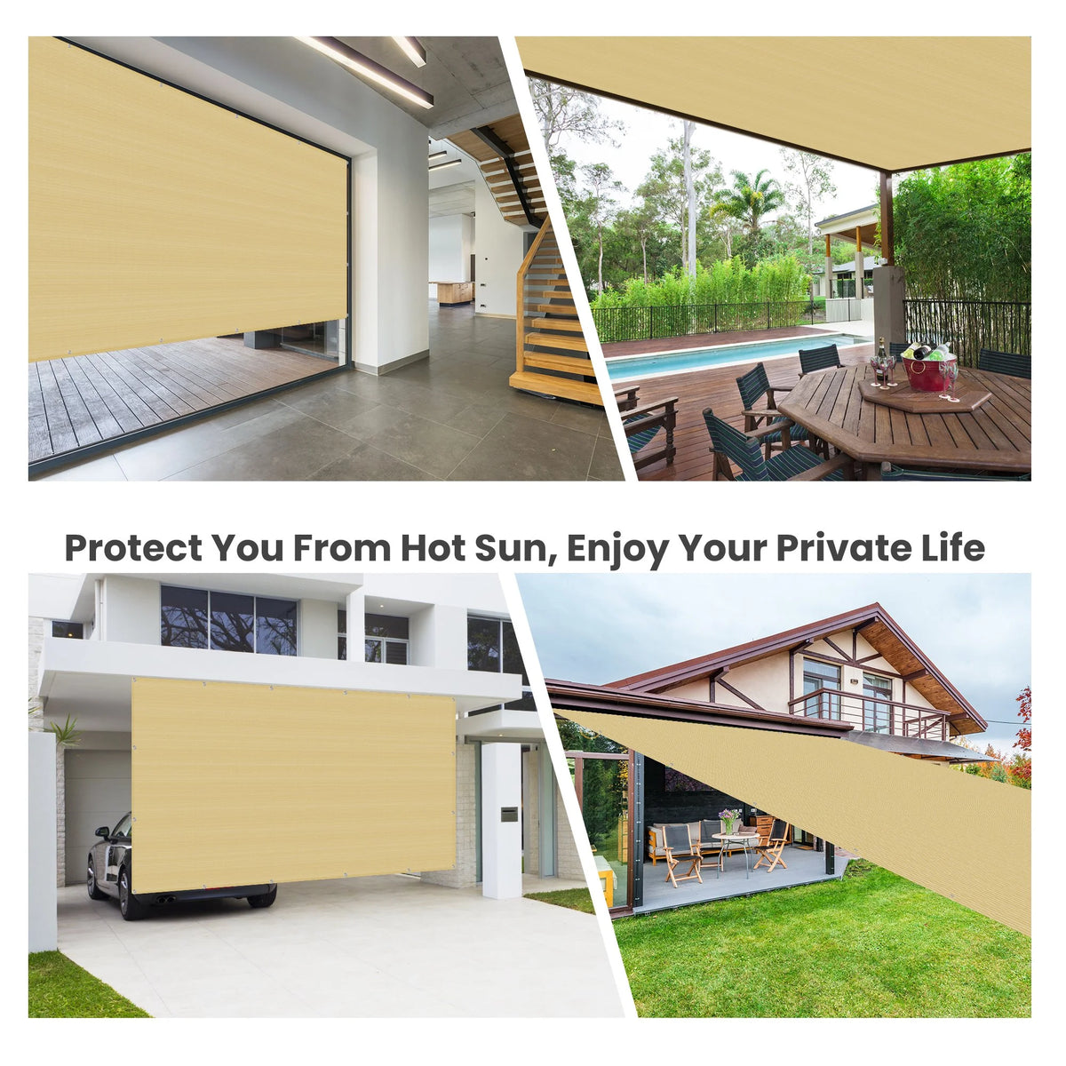 10ft x 10ft Sun Shade Net O704424