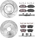 5 Lug Rotors + Ceramic Pads + Clips W730