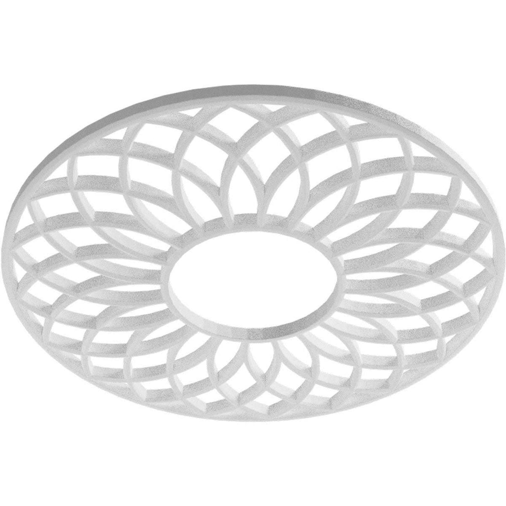 40x22OD x 13 5/8x22ID x 1x22P PVC Pierced Ceiling Medallion Q5072