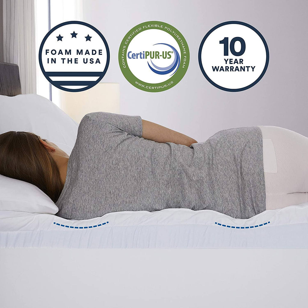 4-Inch Dual Layer Gel Memory Foam Mattress Topper, Full S125876