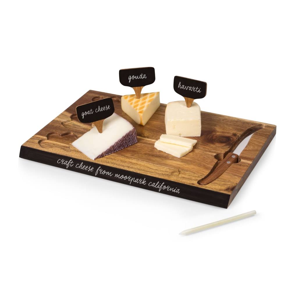 Acacia Cheese Board and Tools Set J533